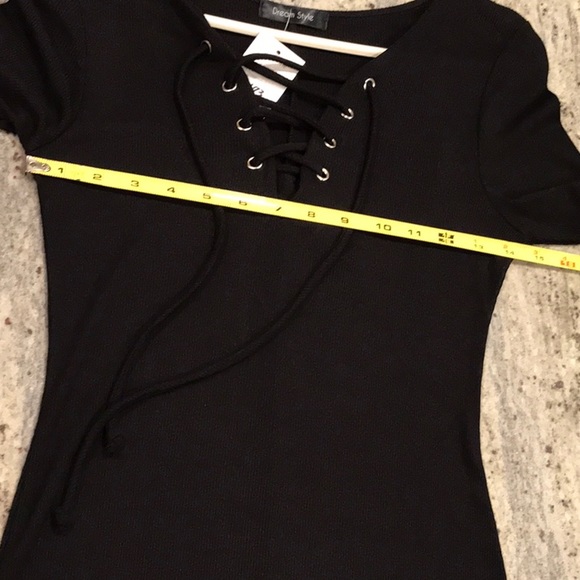 ๐SALE ๐HARPER LACE UP BODYCON DRESS - Picture 5 of 8